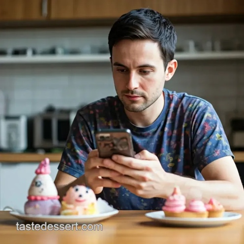Four watermarked team photos from tastedessert[.]com.
